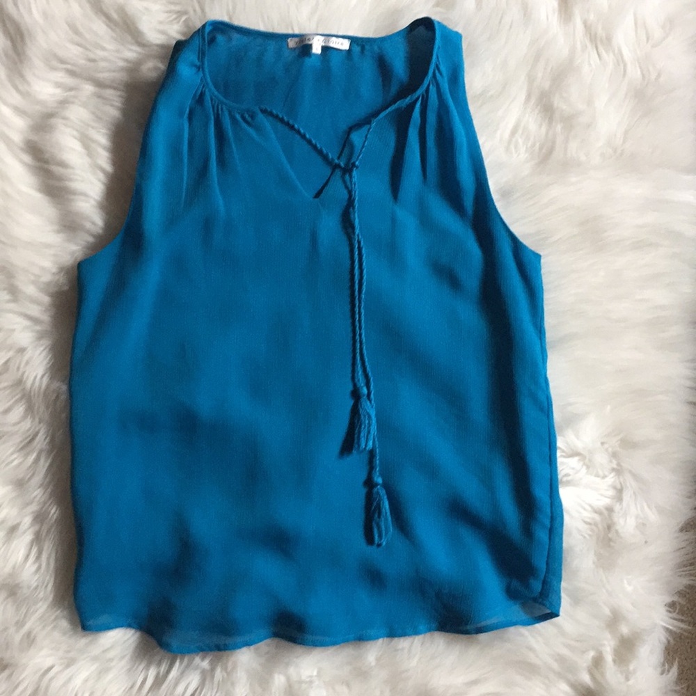 Sheer tank top